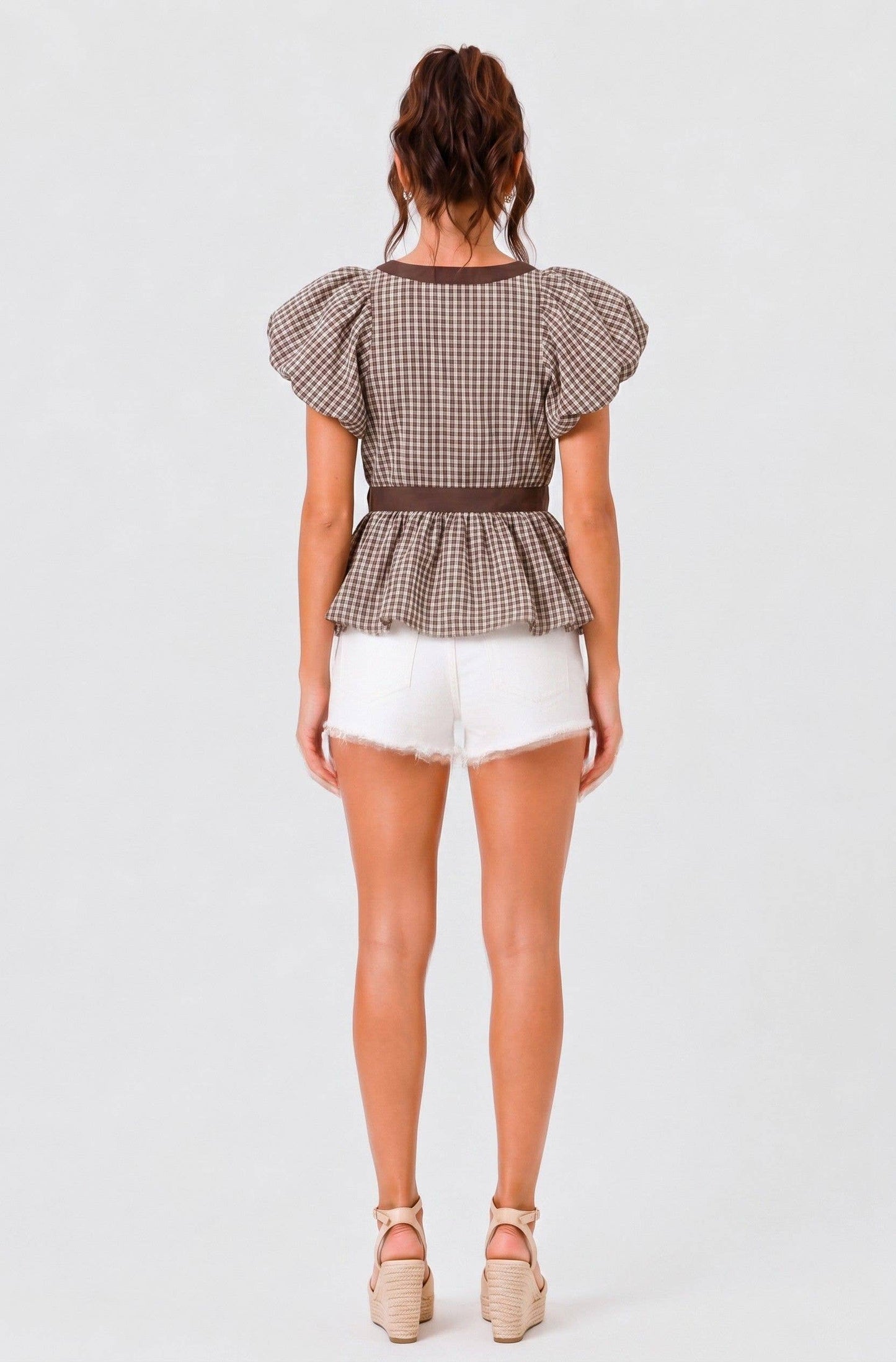 Margaux Gingham Top