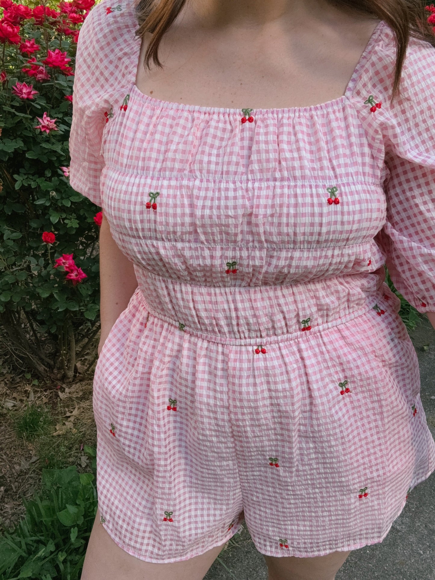 Sweet Cherry Romper