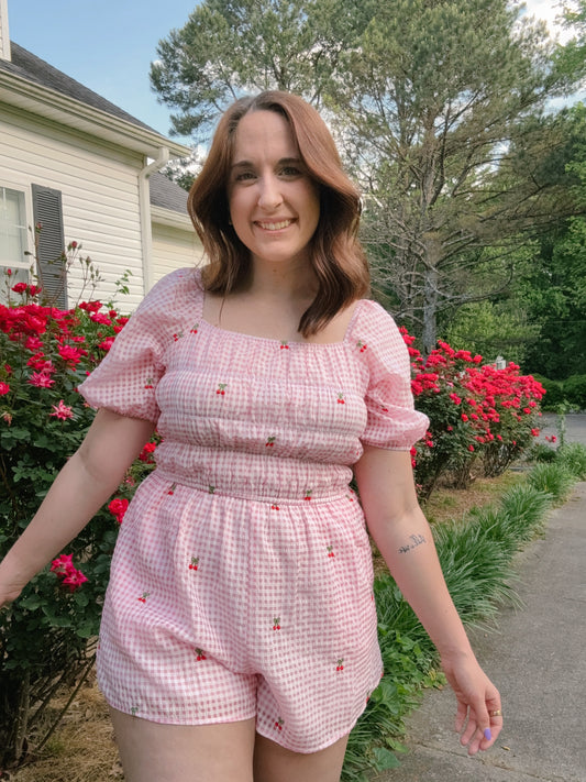 Sweet Cherry Romper