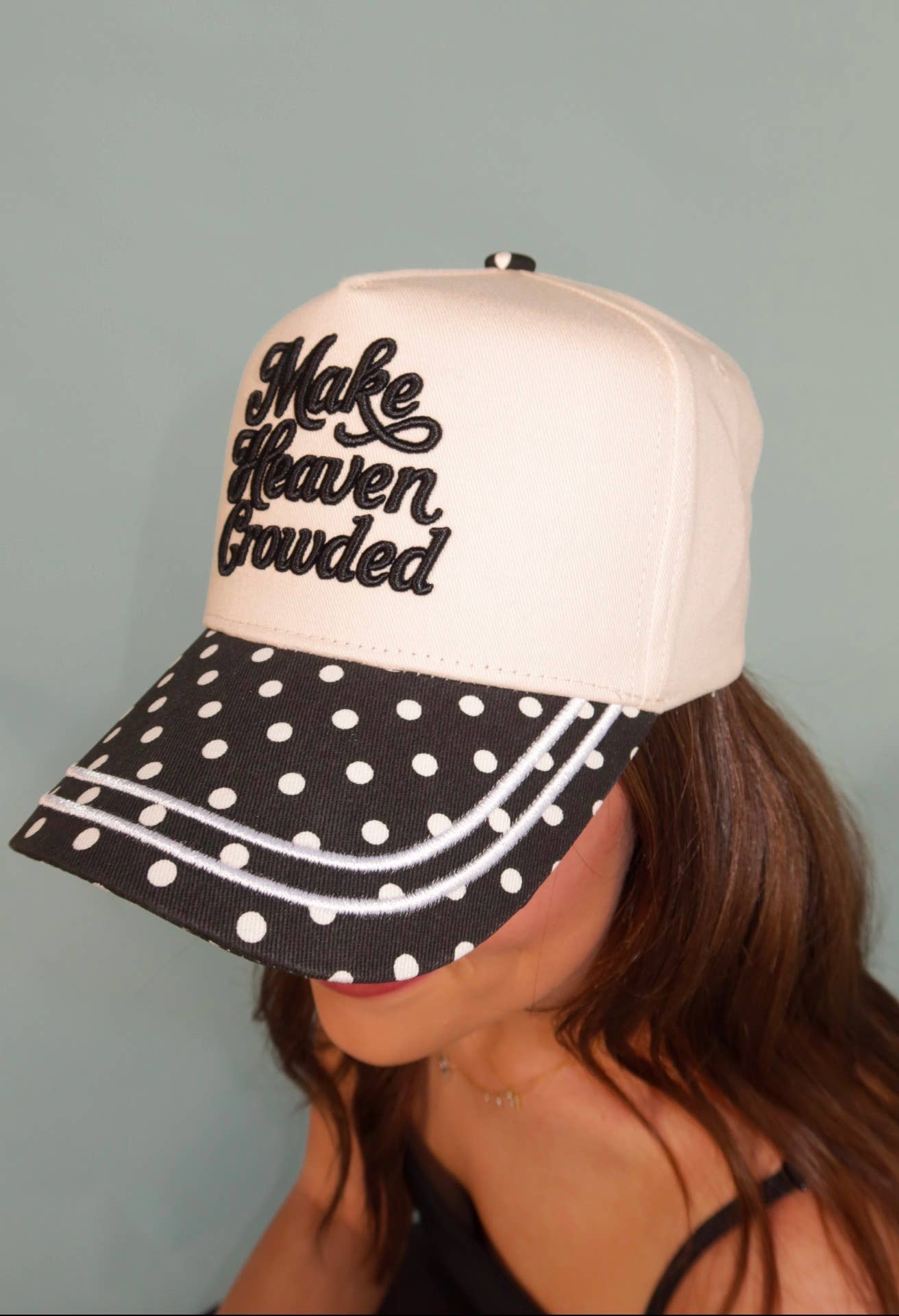 Make Heaven Crowded Trucker Hat