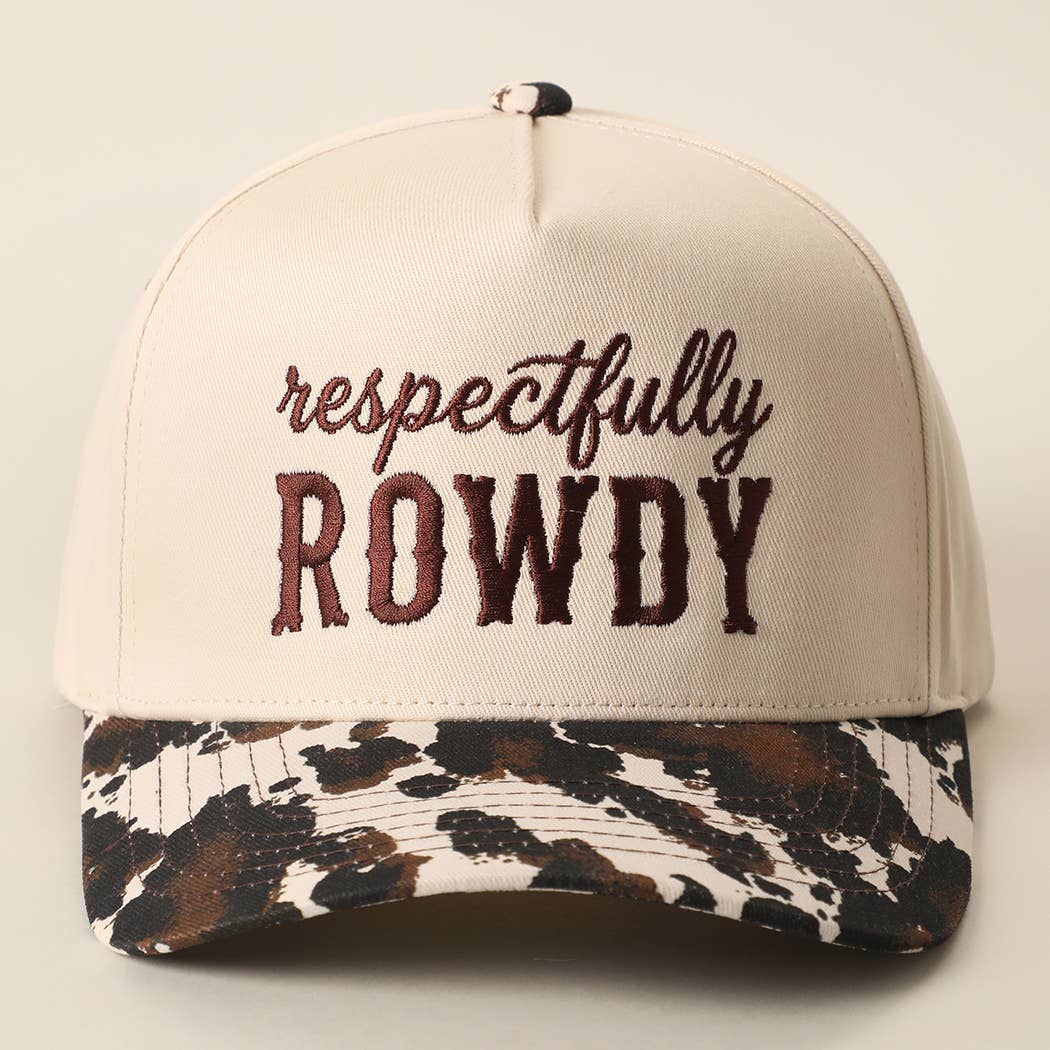 Respectfully Rowdy Trucker Hat
