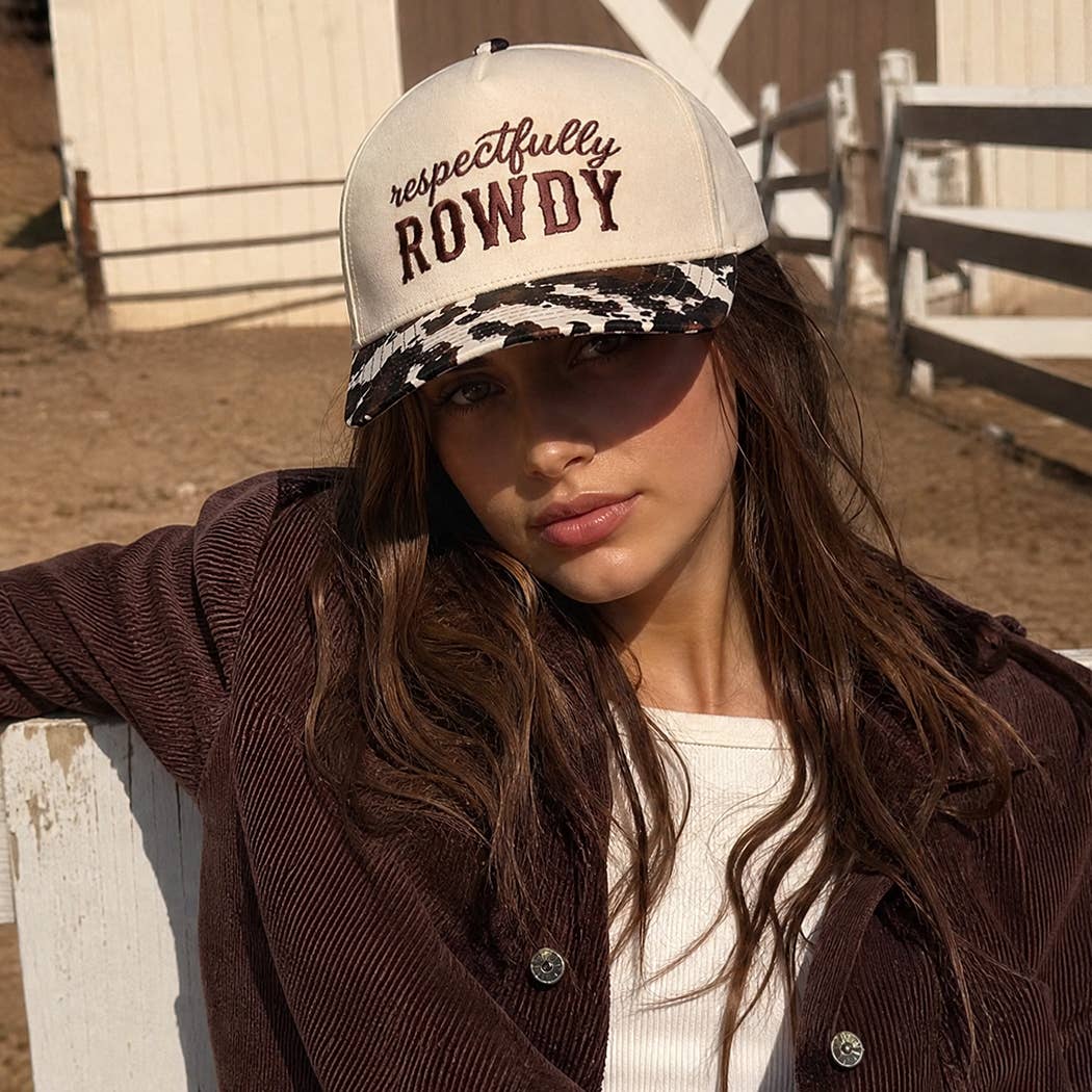Respectfully Rowdy Trucker Hat
