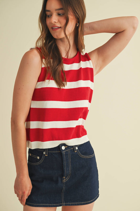 Striped Sweater Top