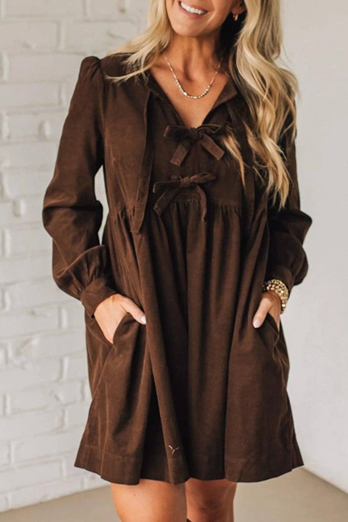 Marguerite Corduroy Dress