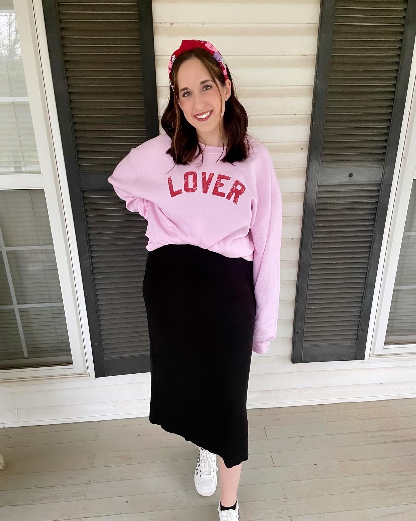 Lover Pink Sweatshirt, Valentine's Crewneck, Lover Shirt