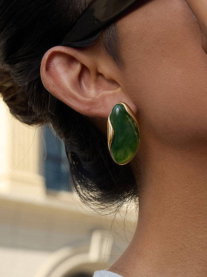 Maélie Resin Drop Earrings