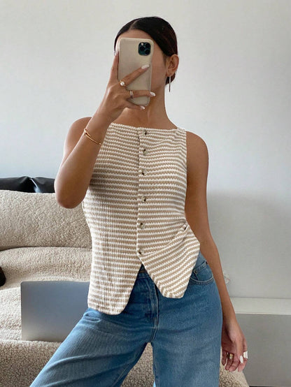 Linen & Latte Tank