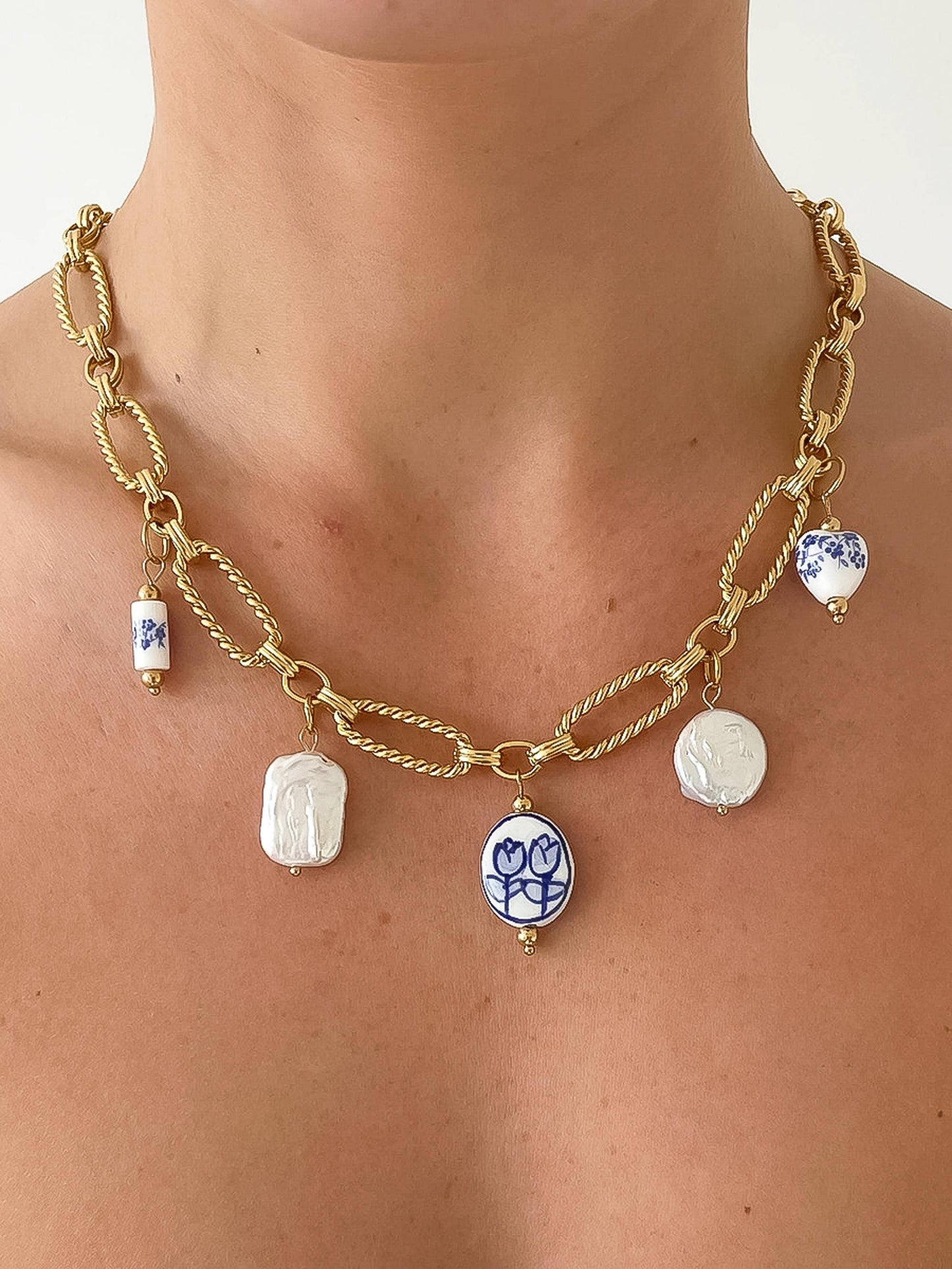 Delft Charm Necklace