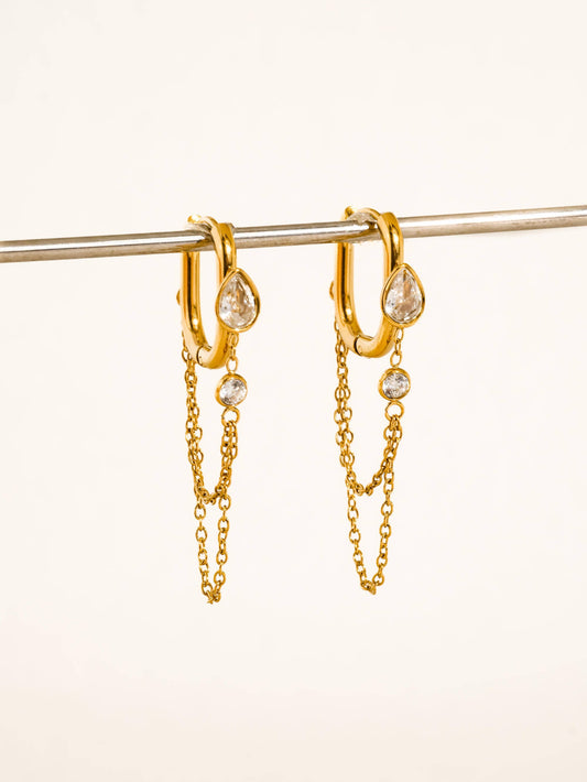 Lucienne Chain Drop Earrings