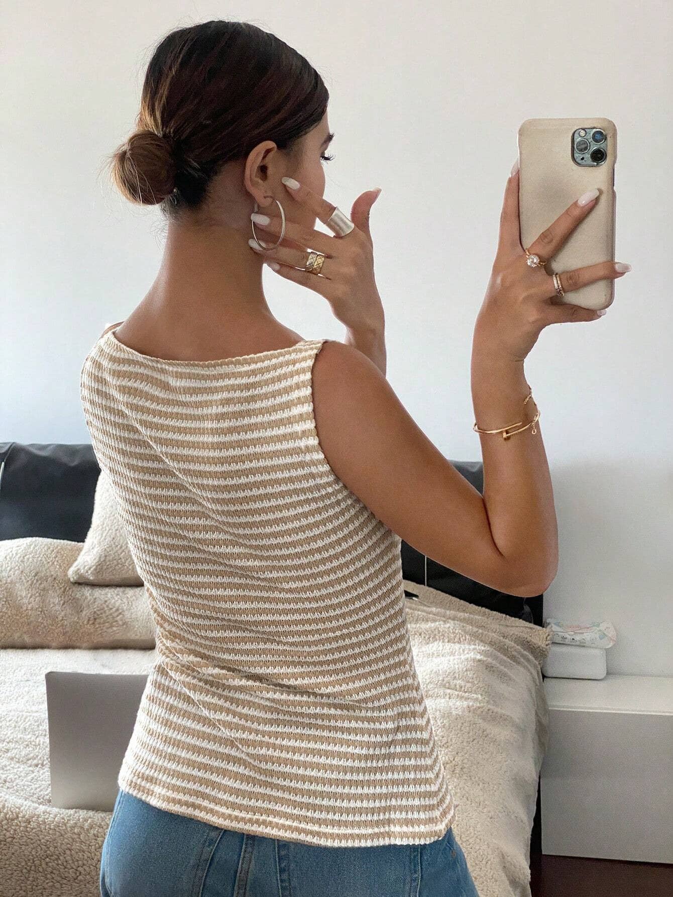 Linen & Latte Tank