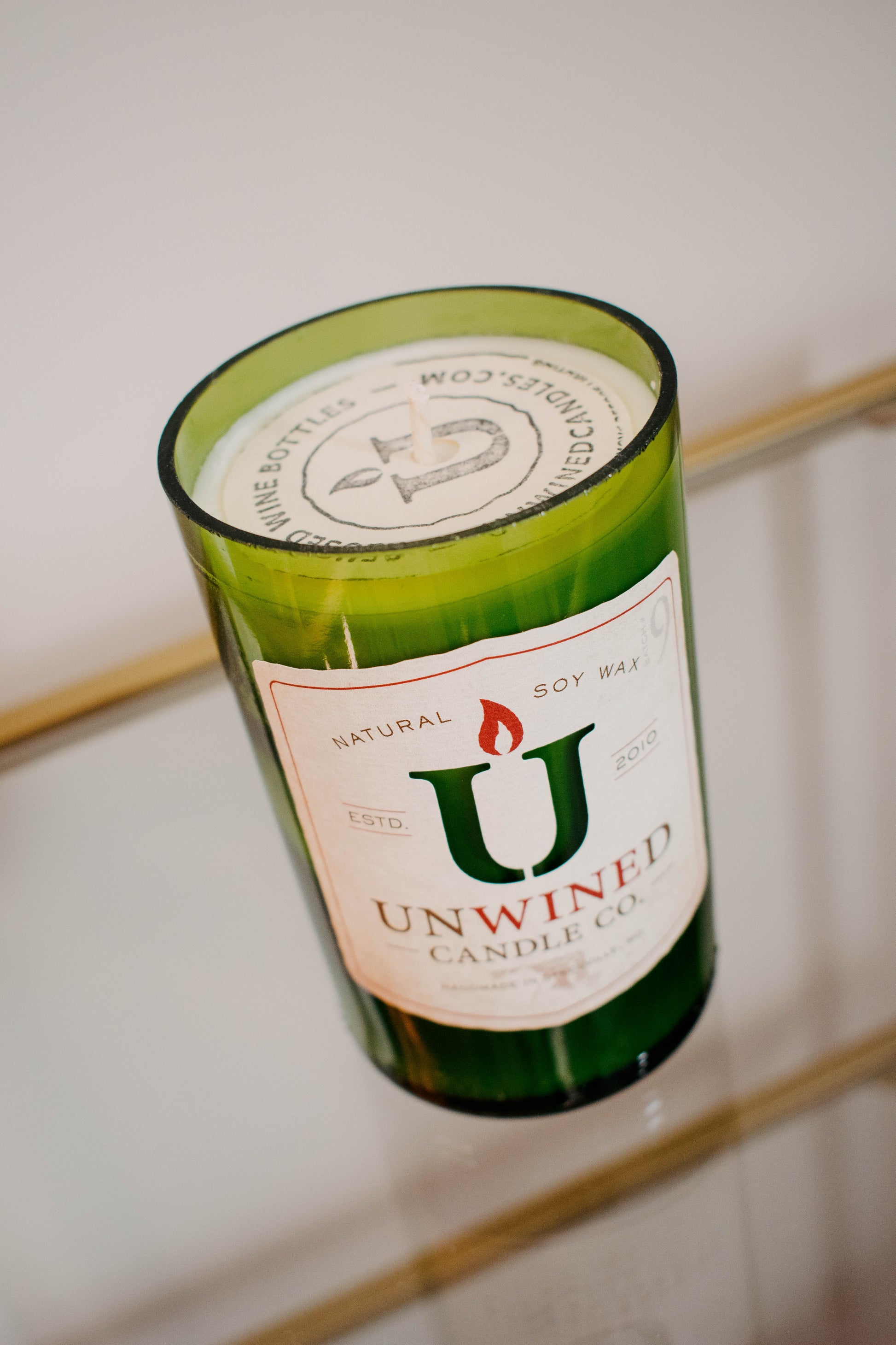 Honeysuckle Signature Series - Wine Bottle Candle