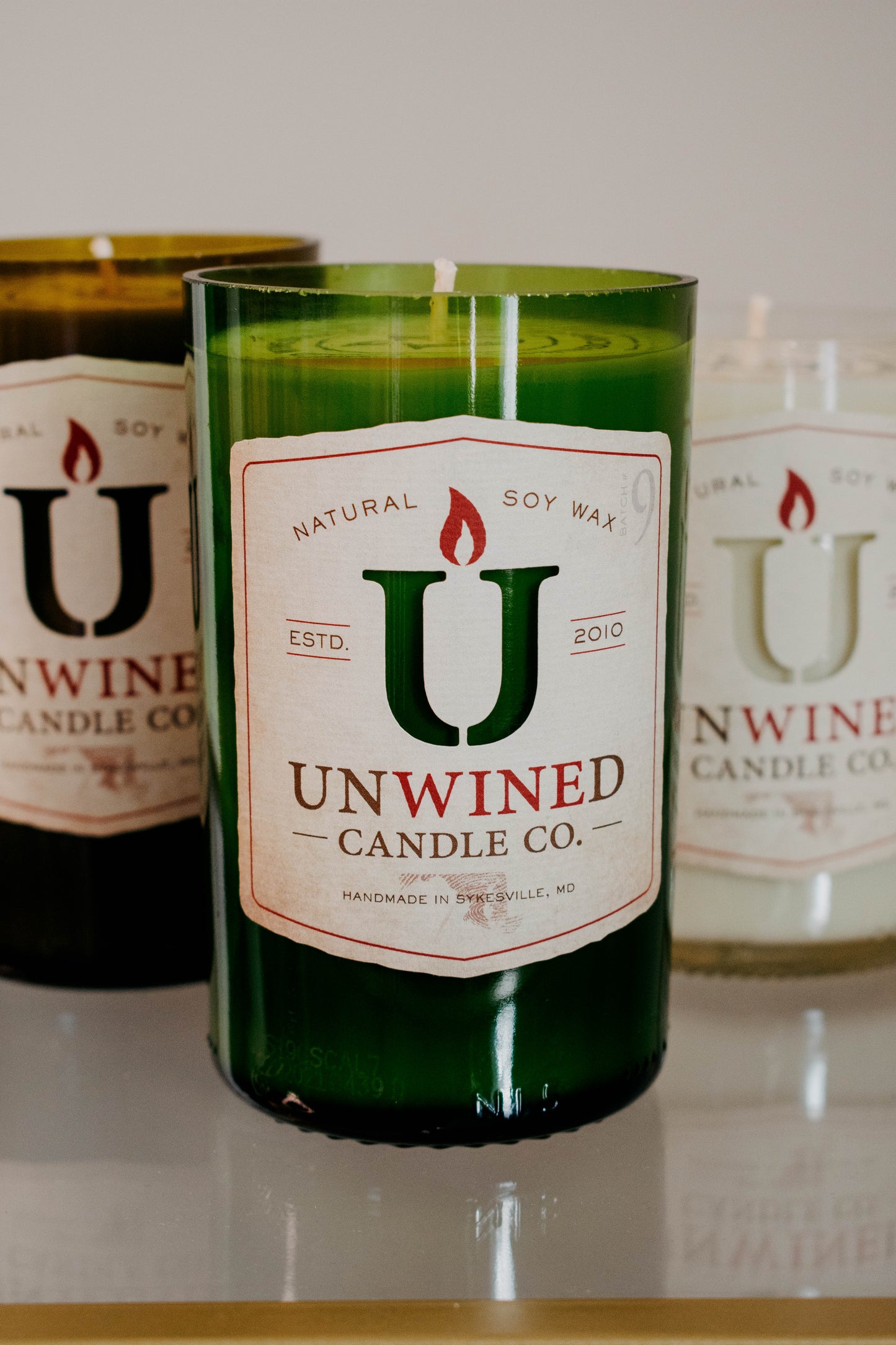 Honeysuckle Signature Series - Wine Bottle Candle