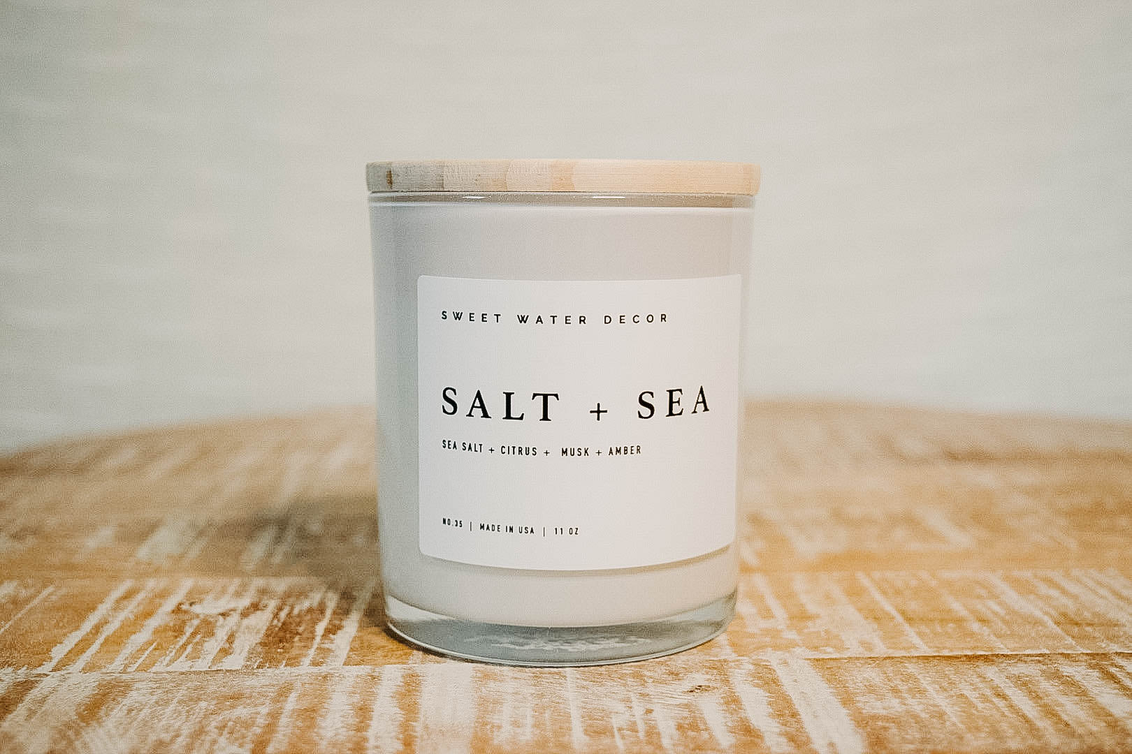 Salt and Sea 11 oz Soy Candle - Home Decor & Gifts