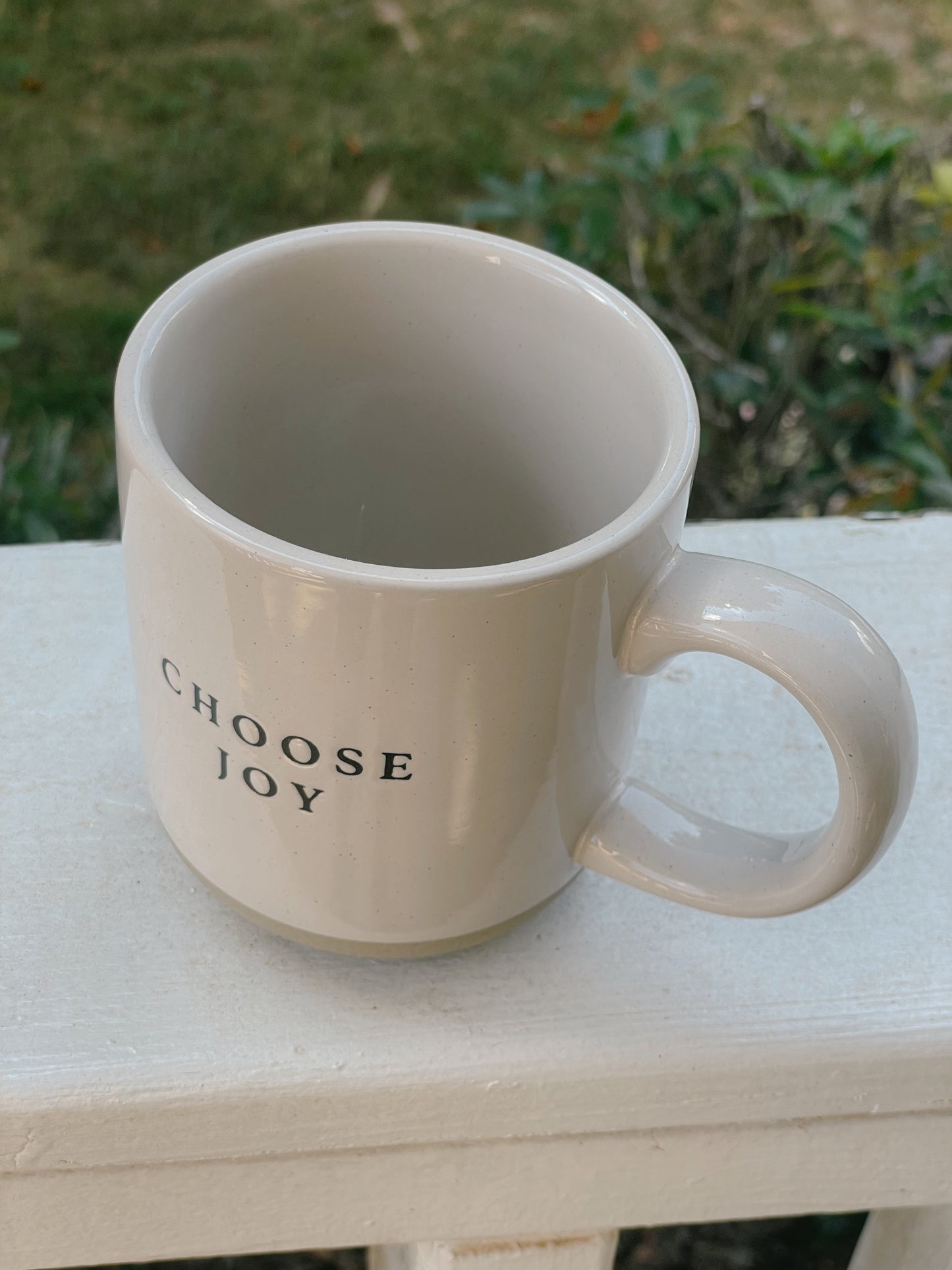 Choose Joy Stoneware Coffee Mug - Home Decor & Gift