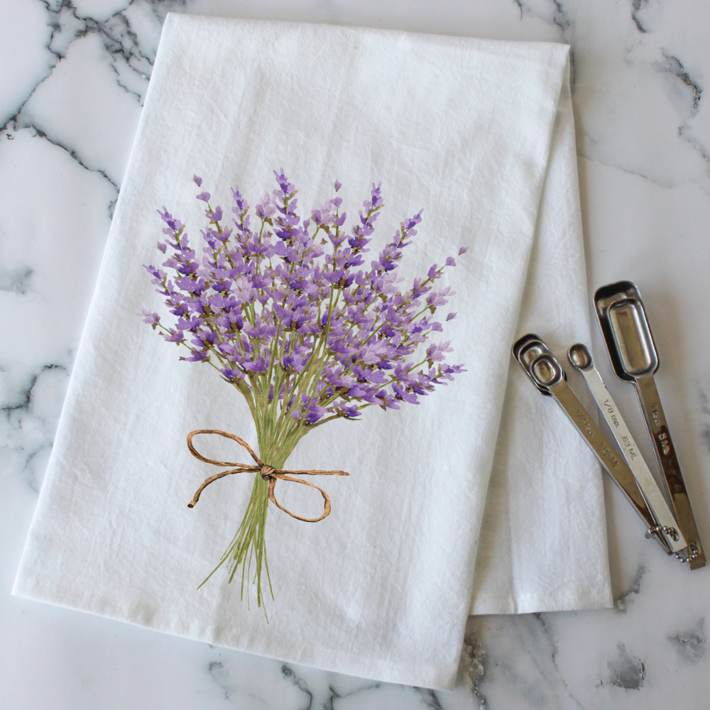 Lavender Fields - Flour Sack Kitchen Towel